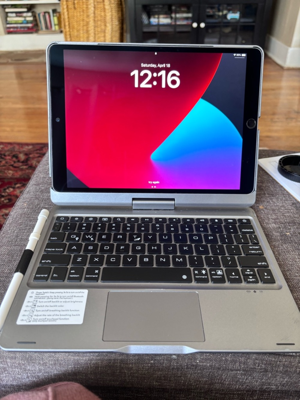 IPad Pro 10.5 inch with Tablet Keyboard Case and Apple pencil